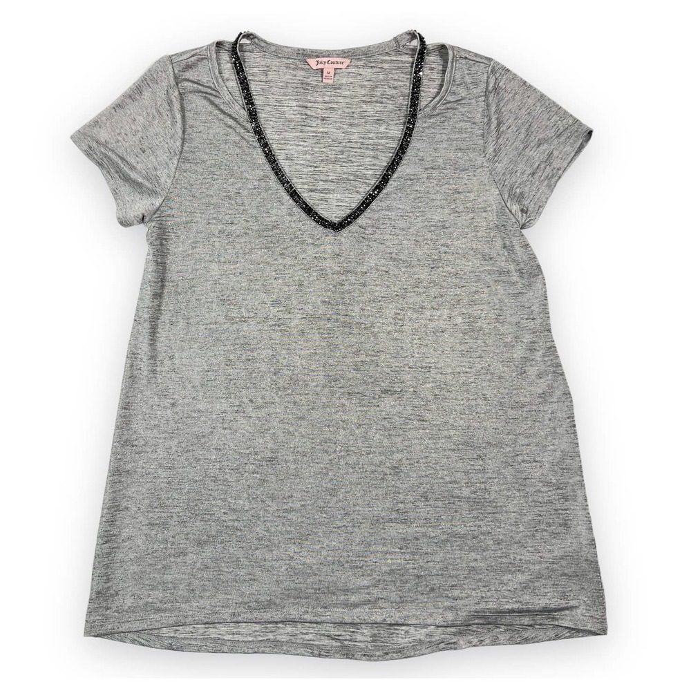 Juicy Couture Embellished Neck Shirt